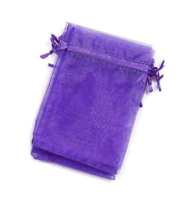 Bolsa Organza Mora 9x7cms (Unidad)