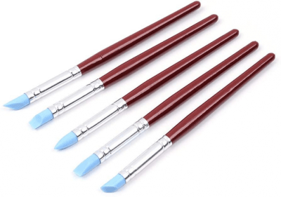 Set 5 Pinceles Punta de Silicona (Set)1