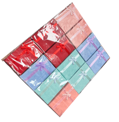 Estuche Cadena Cartón Colores (24 Unidades)