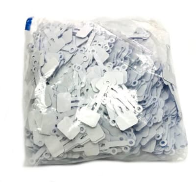 Etíquetas Insertables Candado Blancas (100 Unidades)