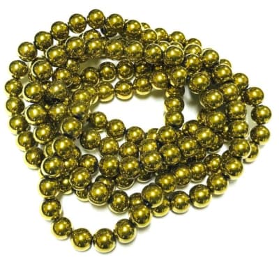 Hematita Gold Redondo (Tira)1