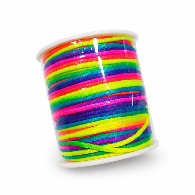 Hilo Cola Ratón Multicolor 2mm (Rollo 100 Metros )