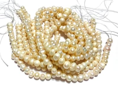 Perla Natural Potato Crema 5-6mm (Tira)