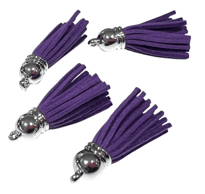 Borla Metal Gamuza Mora Plateado Nº1 (Unidad)