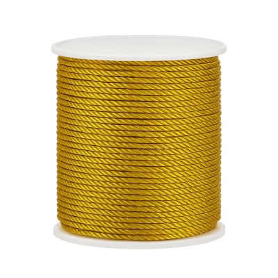 Hilo Cordón Entrelazado Dorado 1mm (Rollo)