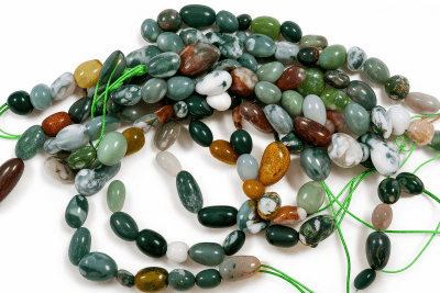 Jaspe Fancy Natural Mini Nugget 9x7mm (Tira)1