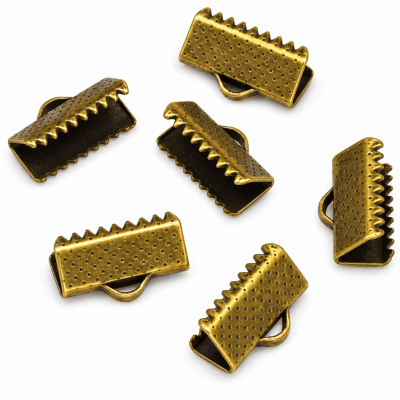 Cierre Maletín Bronce Envejecido 13x6mm (5 Pares)1