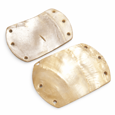 Madre Perla Perforada Base Pulsera 8x5 cm (Unidad)