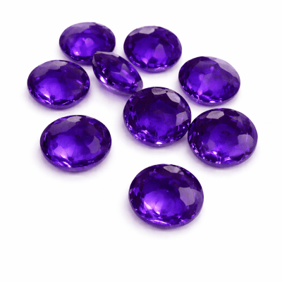 3.0mm Amatista Glass Redondo (Un)