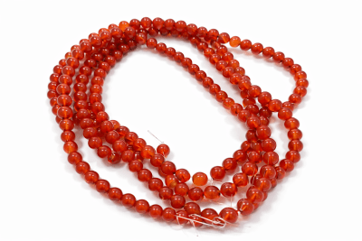 Carnelia Redondo 4mm (Tira)