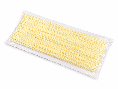 Cordón Soutache Crema 3mm (Rollo 30 Metros)