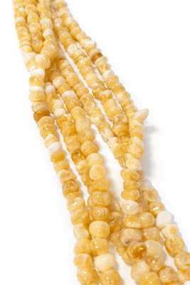 Onix Amarillo Natural Nugget XL (Tira)1