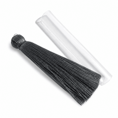 Borla Seda Gris Nº4 ( Unidad)1