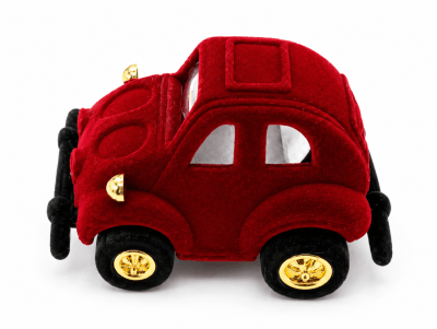 Estuche Anillo Auto Rojo (Unidad)1