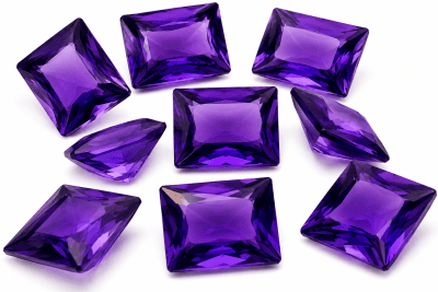 Circón Amatista Rectangular (Unidad)