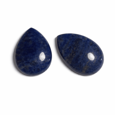 35x25mm Lapislázuli Natural Coubuchón Gota (Un)
