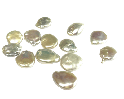 Perla Natural Coin Moneda 12-13mm (Unidad)