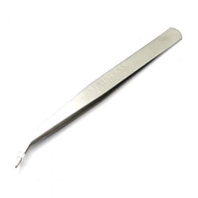Pinza Hilar Collar Punta Curva Acero (Unidad)