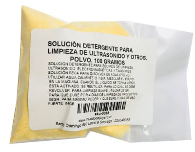 Polvo Solución-Detergente Ultrasonidos y Otros  (100 gramos)