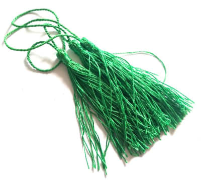 Borla Seda Light Green Nº3 (Par)