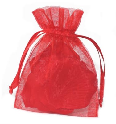 Bolsa Organza Rojo 9x12cms (Unidad)