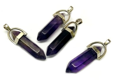 Colgante 35mm Amatista Punta (Unidad)1