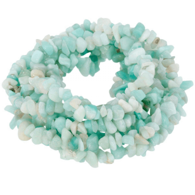 Amazonita Natural Chips XL (Tira)