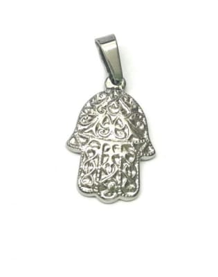 Colgante Acero Quirúrgico Mano Fatima 25mm Nº43 (Un)