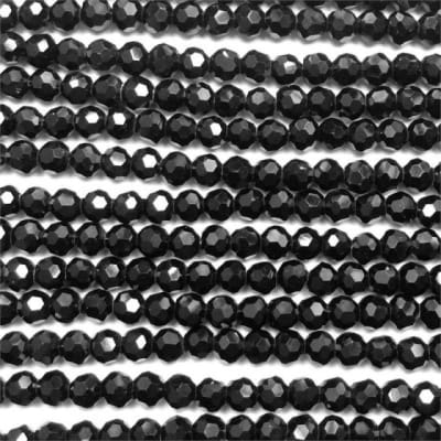 Cristal Bicono Redondo Jet-Negro 4mm (Tira)1