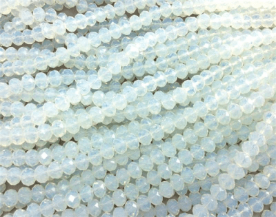 Cristal Opaco Rondelle 6x3mm (Tira)