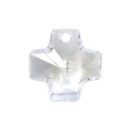 Cruz Swarovski Cristal 20x20mm (Unidad)
