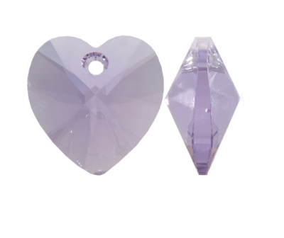Corazón Swarovski Violeta 10mm (Un)