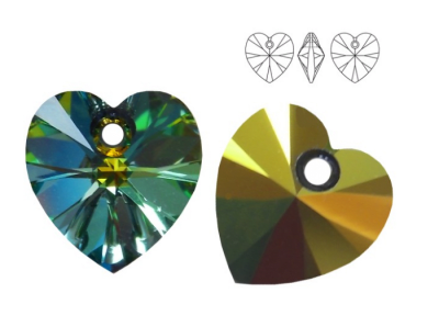 Corazón Swarovski Sahara 10mm (Un)1