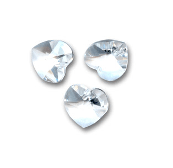 Corazón Swarovski Cristal 10mm (Unidad)
