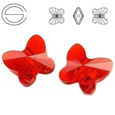 Mariposa Swarovski Siam 10mm (Un)1