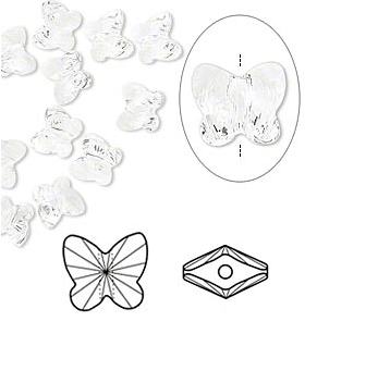 Mariposa Swarovski Cristal 10mm (Un)1