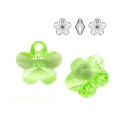 Flor Swarovski Peridot 12mm (Un)