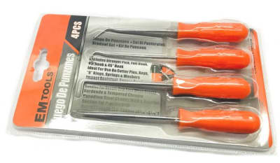 Set 4 Garfios-Punzones Mango (Set)