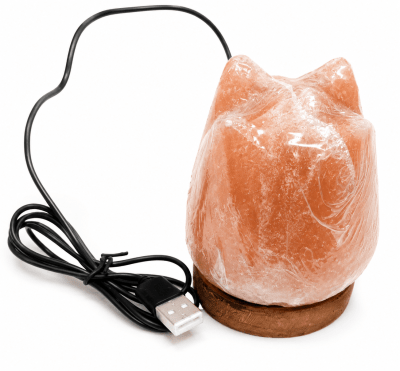Lampara De Sal Del Himalaya Relajación Usb Led (Unidad)