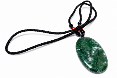 Collar Cordel Agata Moss (Tira)