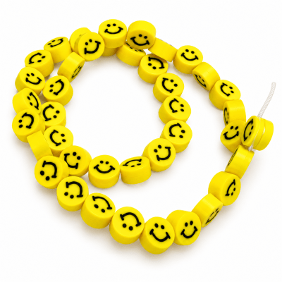 Tira Pucca Smile Amarillo Perforada 8mm (Tira)