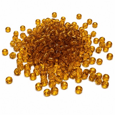 Mini Mostacillón Ámbar Oscuro  3mm (50 gramos)1