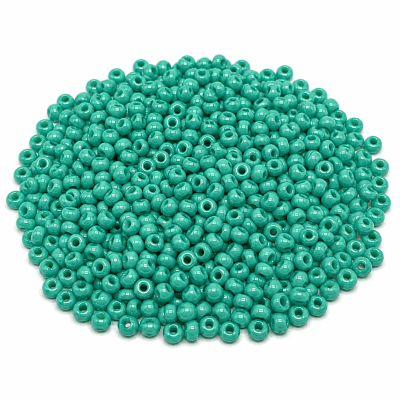 Mini Mostacillón Turquesa Verde 2mm (50 gramos)1