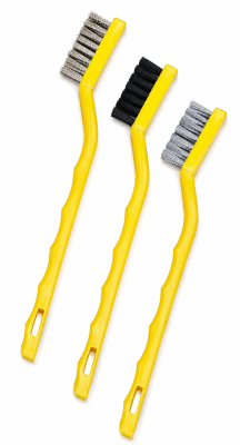 Set 3 Escobillas Metal-Bronce-Nylon (Set)