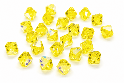 Bicono Punta Swarovski Citrine 4mm (6 Unidades)