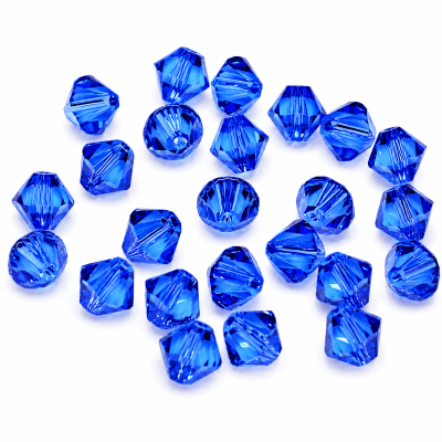Bicono Punta Swarovski Záfiro 4mm (6 Unidades)