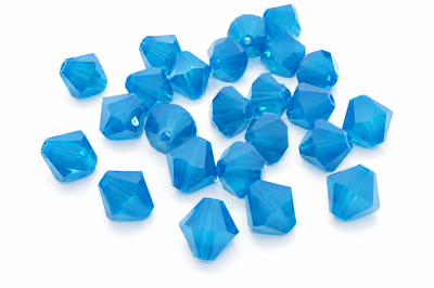 Bicono Punta Swarovski Opalo Caribe 4mm (6 Unidades)