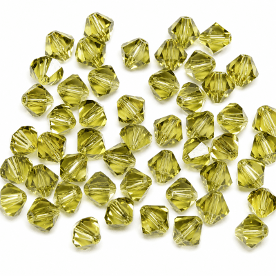 Bicono Punta Swarovski Khaki 4mm (6 Unidades)