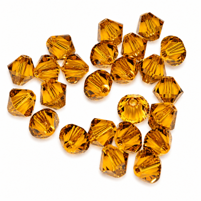 Bicono Punta Swarovski Topacio 4mm (6 Unidades)