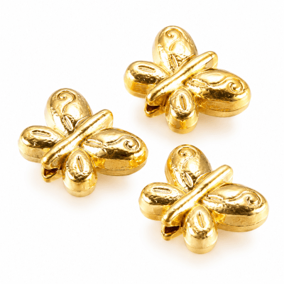 Divisor Bañado Oro 18K Mariposa 8x10.5mm (Unidad)